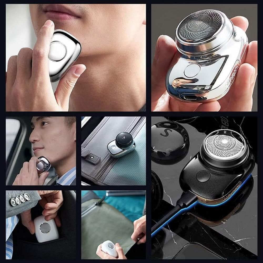 Mini Electric Shaver Portable Rechargeable Hair Remover for Men and Women