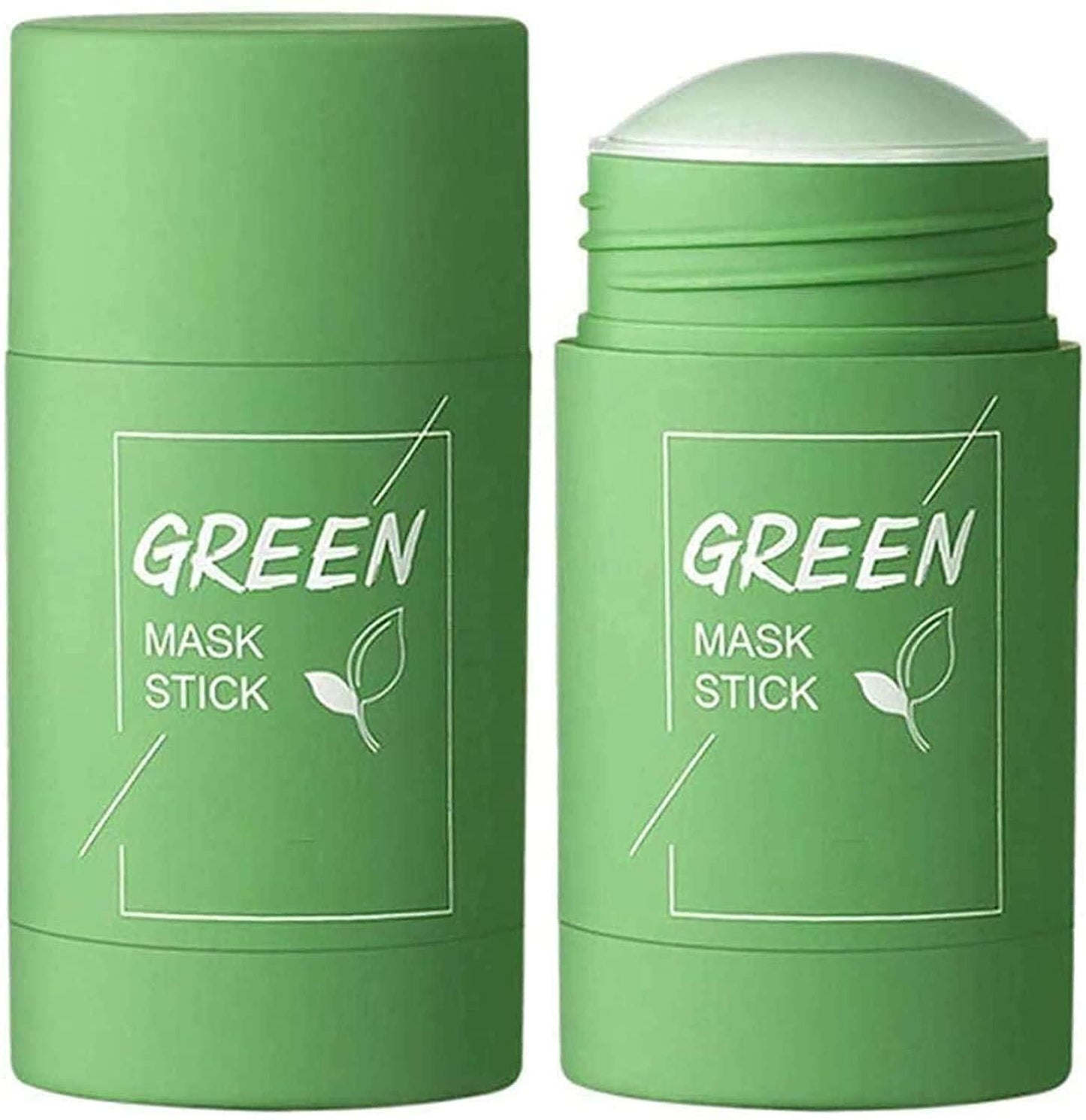 Green Tea Herbal Mask Stick for Blackhead Removal, Acne Care & Pore Cleansing – Natural Face Cleanser