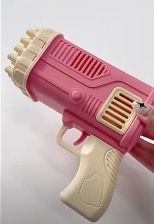 Automatic Bubble Gun Machine for Kids – Soap-Based Bubble Blower Toy, Fun Outdoor Play