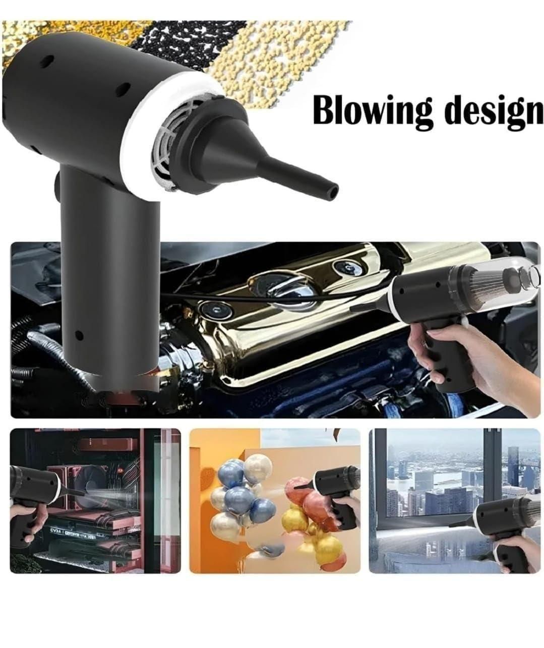Portable Wireless Vacuum Suction Cleaner - Compact Air Duster for Dust and Debris