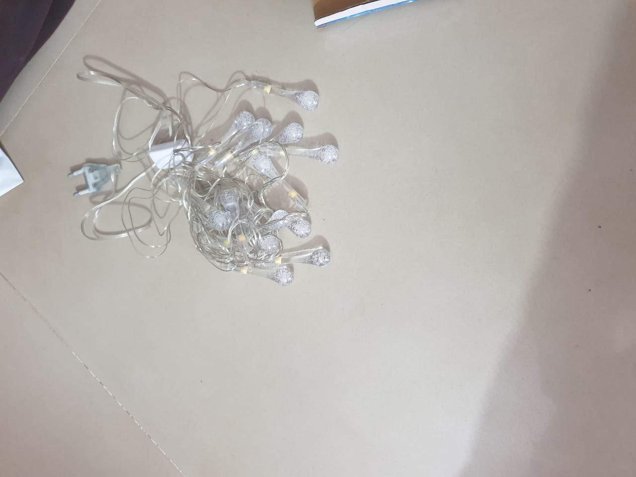 String Lights for Decoration – 14 LED Rain Drop Fairy Lights, Waterproof, Multicolor (Indoor & Outdoor, Christmas, Party, Home Décor)