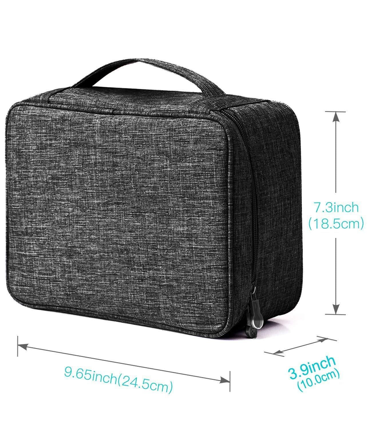 Universal Travel Gadget Organizer Bag – Waterproof Cable & Electronics Storage Case with Customizable Compartments