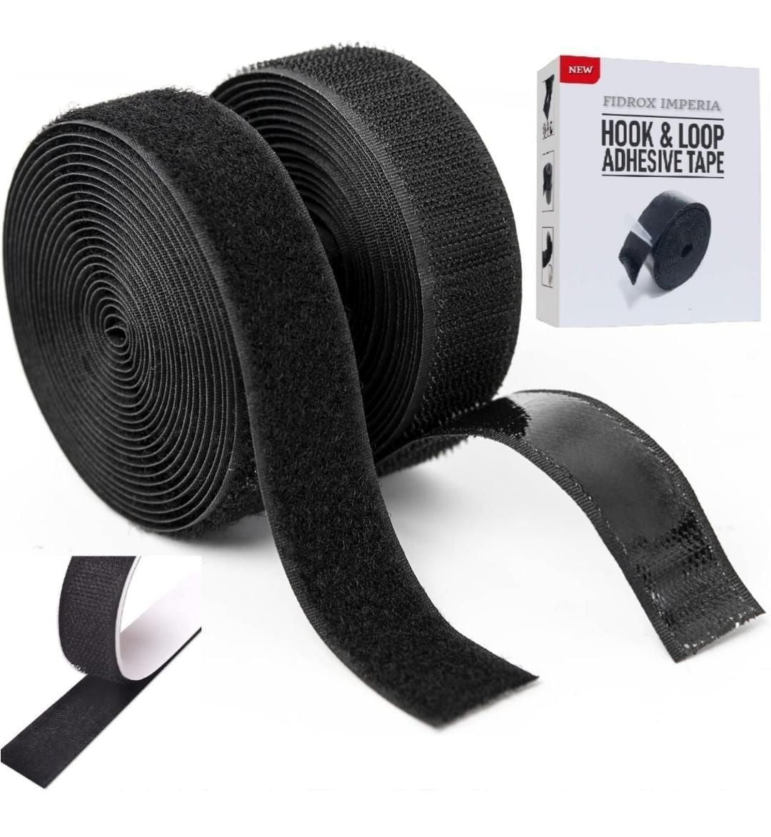Hook & Loop Adhesive Tape (5 Meters) – Heavy Duty Self-Adhesive Polyester Tape