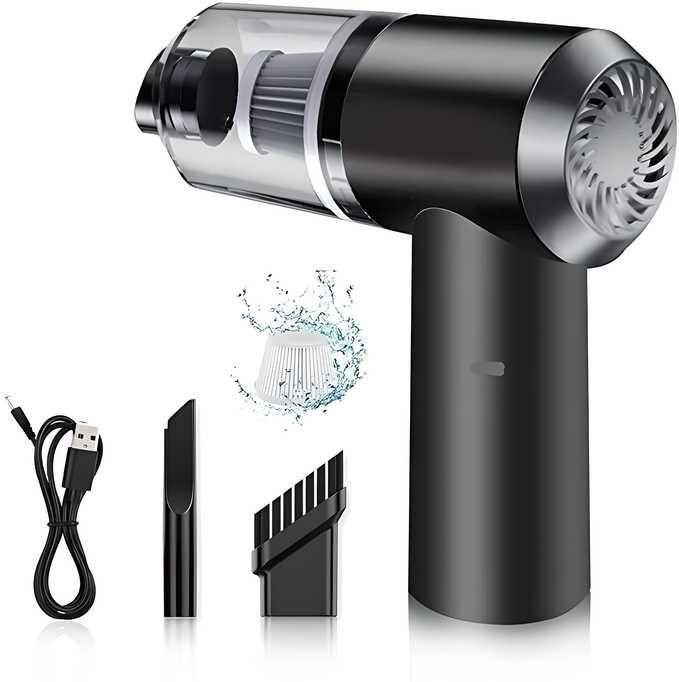 Portable Wireless Vacuum Suction Cleaner - Compact Air Duster for Dust and Debris