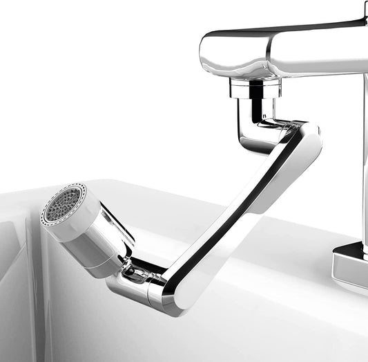 360° Rotating Faucet Extender Aerator – Dual Water Modes, Universal Splash Filter Tap for Kitchen & Bathroom