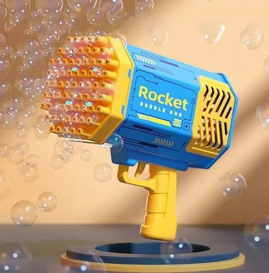 Automatic Bubble Gun Machine for Kids – Soap-Based Bubble Blower Toy, Fun Outdoor Play