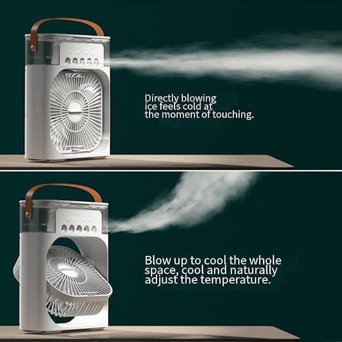 Multifunction Water Spray Mist Fan Air Cooler USB Electric Fan – Portable Air Conditioner & Humidifier for Home