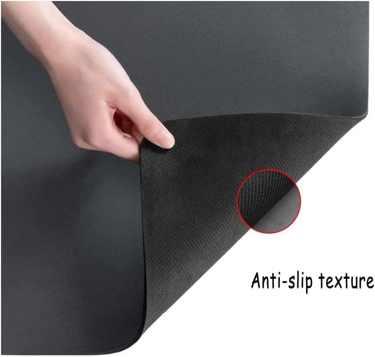 Lightweight & Washable Quick-Drying Mat – Pack of 2, Water Absorbent Anti-Slip Rubber Mats for Kitchen, Bathroom & Home Use (40 x 30 cm)