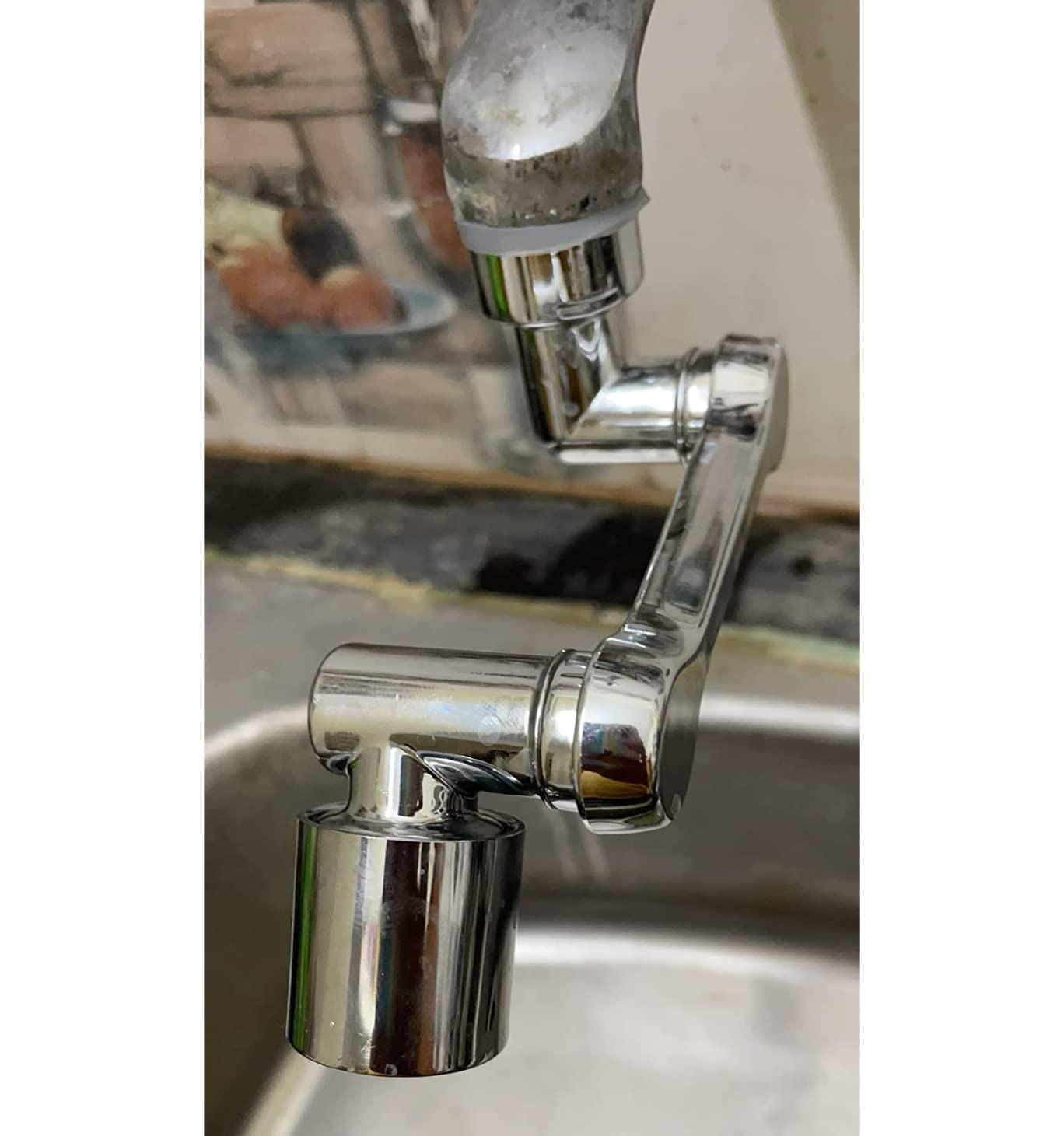 360° Rotating Faucet Extender Aerator – Dual Water Modes, Universal Splash Filter Tap for Kitchen & Bathroom