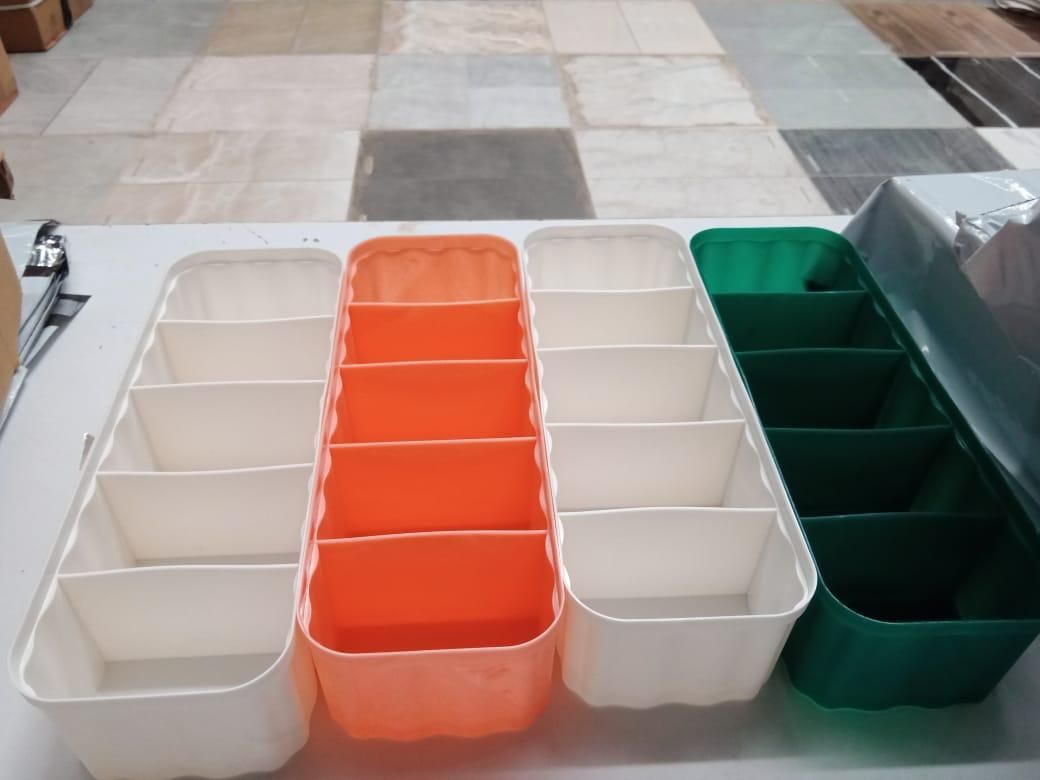 Drawer Organizers (Pack of 4) – Wardrobe & Storage Solutions, Multicolor, Space-Saving