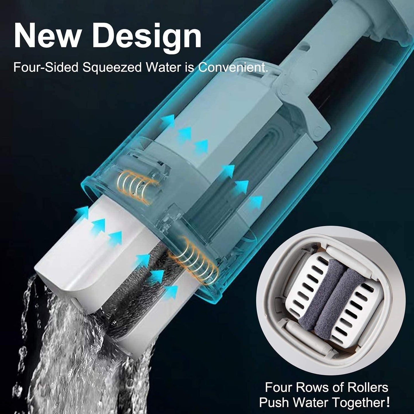 Portable Mini Mop Tools – Foldable, Easy-to-Use Kitchen Cleaning Tool (Multicolor)