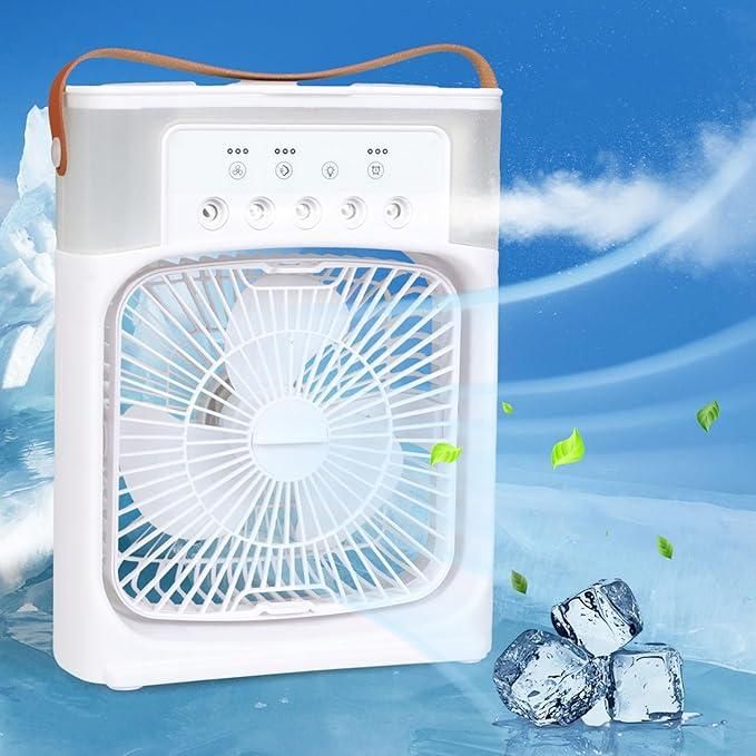 Multifunction Water Spray Mist Fan Air Cooler USB Electric Fan – Portable Air Conditioner & Humidifier for Home