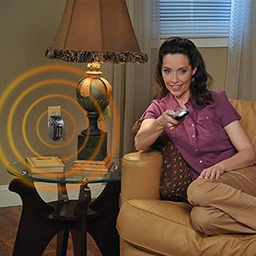 Plug-in Electric 400 Watts Handy Room Heater – Portable Personal Space Heater with Adjustable Timer & Digital Display