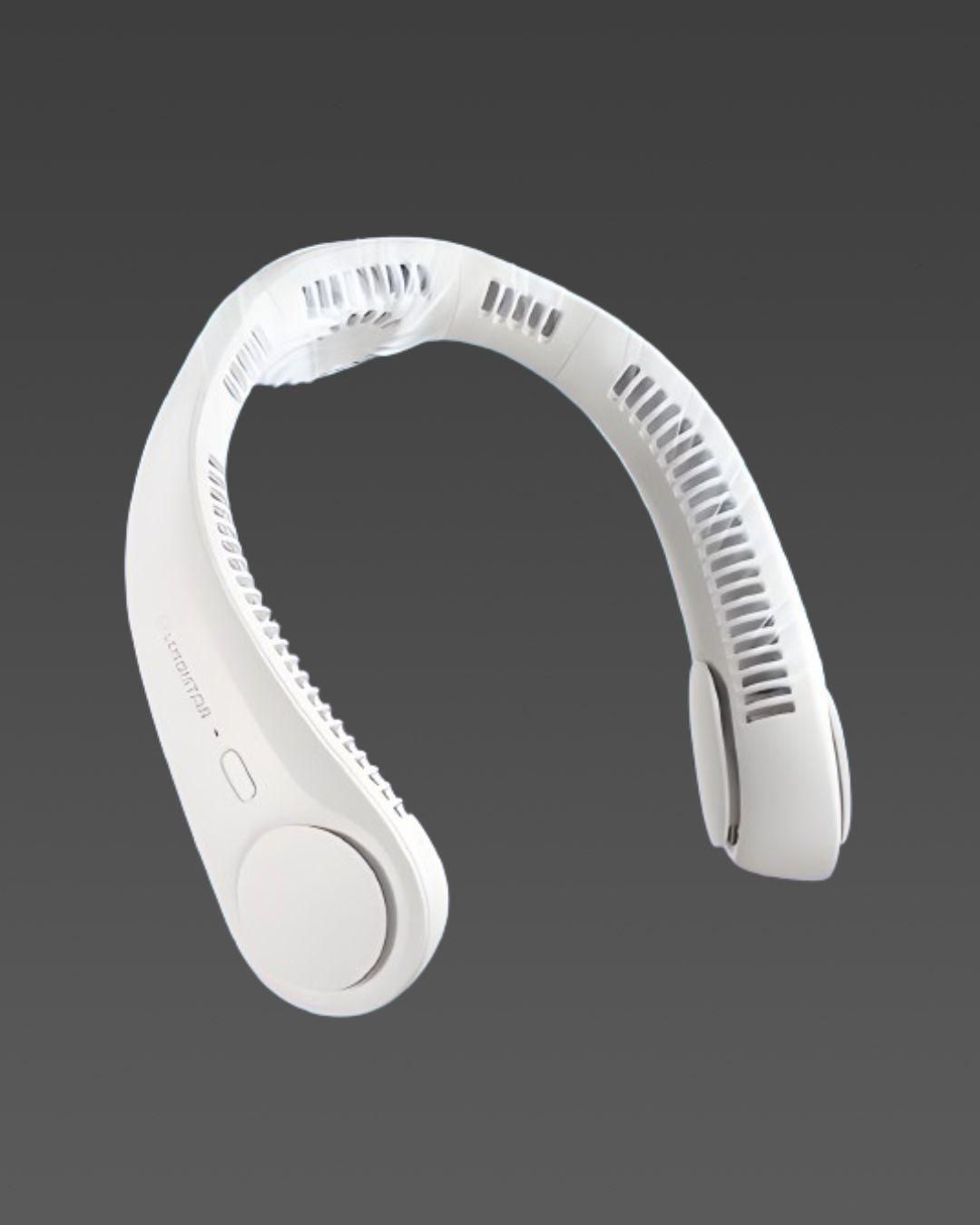 Portable Bladeless Hanging Rechargeable Neck Fan – Hands-Free Personal Cooling Device
