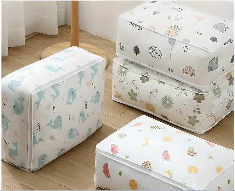 Foldable Blanket Storage Bag for Under-Bed Clothes & Quilt Organization – Pack of 1