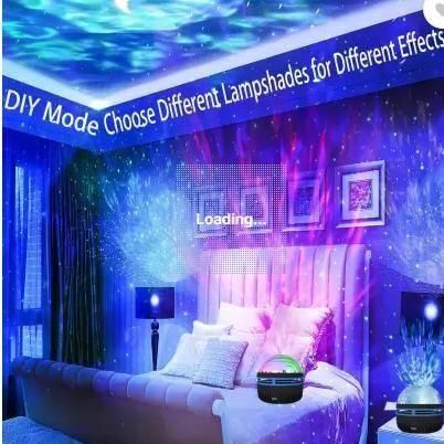 Galaxy Light Projector with Remote Control – Multicolor LED Star Projector for Kids & Adults Room Décor