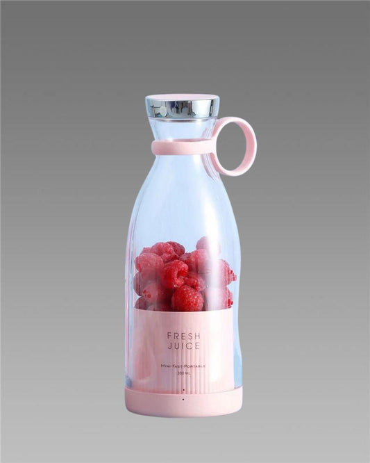 Travel Portable Mini Juice Blender - USB Rechargeable, Lightweight Personal Juicer Bottle