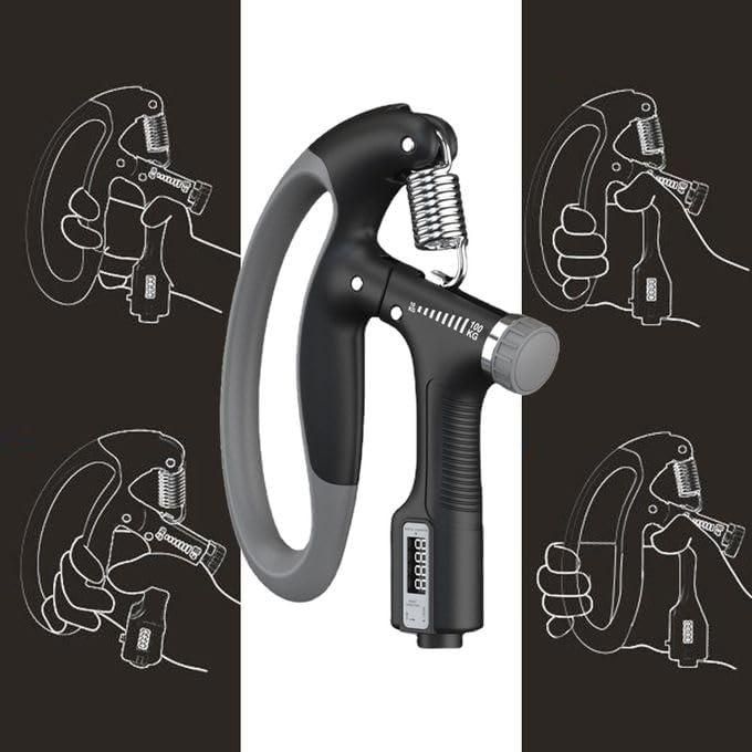 Adjustable Counting Grip – Hand Therapy & Muscle Building Tool for Musicians, Athletes, and Injury Recovery