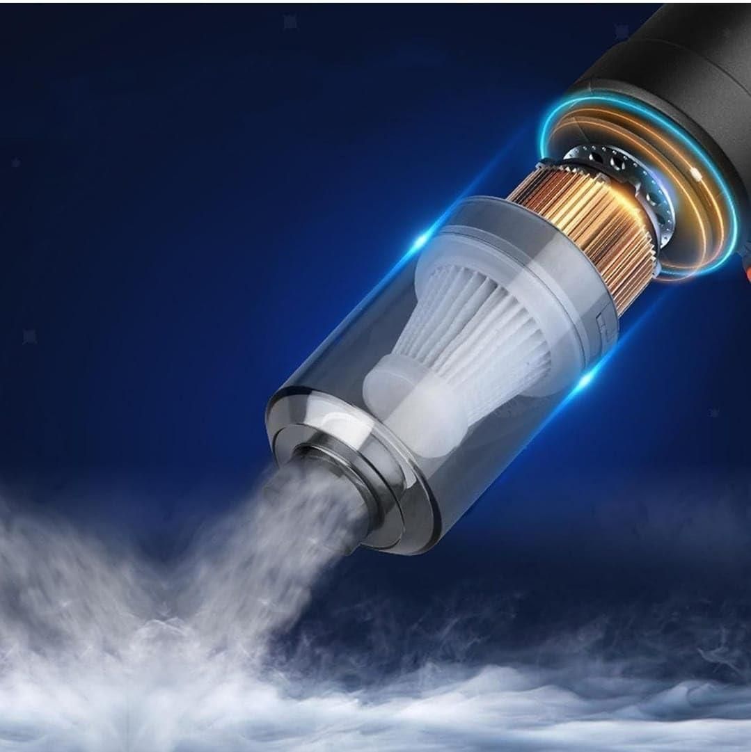 Portable Wireless Vacuum Suction Cleaner - Compact Air Duster for Dust and Debris