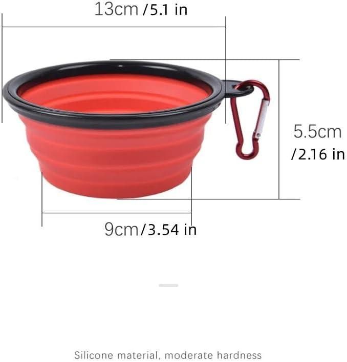 Foldable Silicone Pet Feeding Bowl – Portable, Lightweight & Collapsible Pet Water & Food Dish