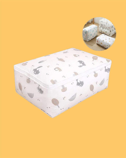 Foldable Blanket Storage Bag for Under-Bed Clothes & Quilt Organization – Pack of 1