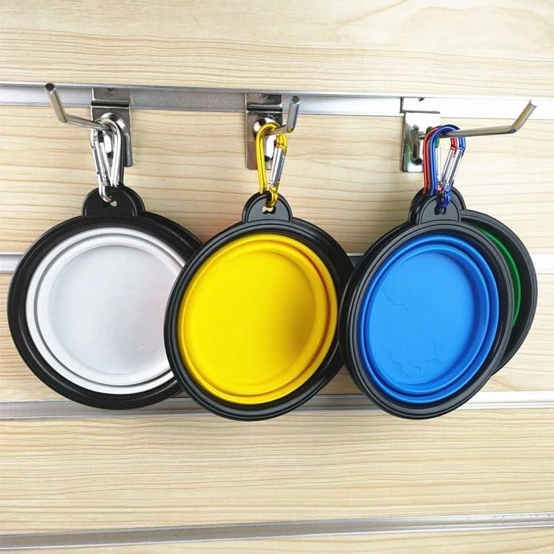 Foldable Silicone Pet Feeding Bowl – Portable, Lightweight & Collapsible Pet Water & Food Dish