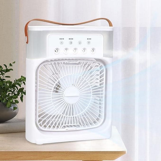 Multifunction Water Spray Mist Fan Air Cooler USB Electric Fan – Portable Air Conditioner & Humidifier for Home