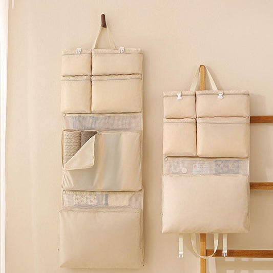 Foldable Hanging Storage Bag – Multi-Section Organizer for Toiletries, Cosmetics & Travel Essentials